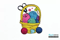 Watercolor Crochet Knitting PNG Clipart Product Image 1