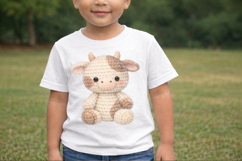 Watercolor Crochet Animals Cliparts Product Image 4