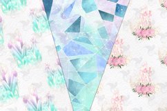 Watercolor Crystal Digital Paper Product Image 6