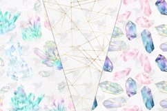 Watercolor Crystal Digital Paper Product Image 7