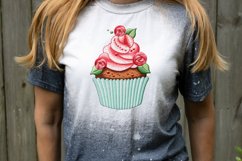 Embroidery Cupcake Watercolor Clipart Bundle Product Image 6