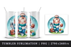 Watercolor cute american football mom mother woman girl team scarf print 20 oz tumbler skinny mug wrap clipart t-shirt sublimation printable design