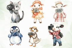 Watercolor Cute Animals Photographer Product Image 3