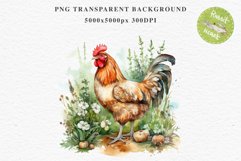 Watercolor Cute Baby Chicken Chick Floral Farm Hen Clipart png Transparent Print for invitation t-shirt designs sublimation kids printable digital watercolor baby chicken Floral png, Hen Chick Clipart,  sublimation, kawaii clip art, easter eggs