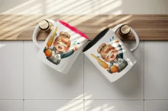 Watercolor cute basketball mom mother woman holding foam finger ball print 20 oz tumbler skinny mug wrap clipart t-shirt sublimation printable design