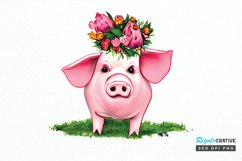 Watercolor Cute Cactus PNG Clipart Product Image 1