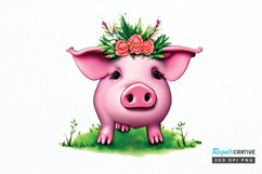 Watercolor Cute Cactus PNG Clipart Product Image 1