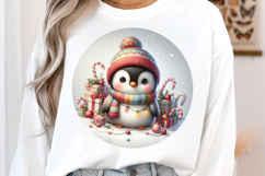 Watercolor Cute Christmas Animals Collection Clipart Product Image 3