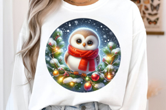 Watercolor Cute Christmas Animals Collection Clipart Product Image 3