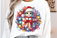 Watercolor Cute Christmas Animals Collection Clipart Product Image 3