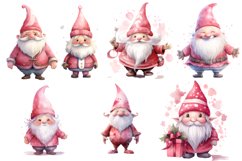 Cute Watercolor Christmas clipart Big Bundle, Set of 28 Png Product Image 6