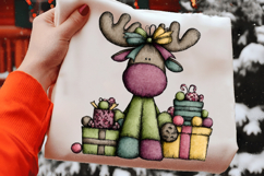 Watercolor Cute Christmas Clipart Product Image 2