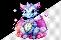 Watercolor cute cool glamour dragon fantasy animal superstar sparkle 20 oz tumbler skinny mug wrap clipart t-shirt sublimation printable design