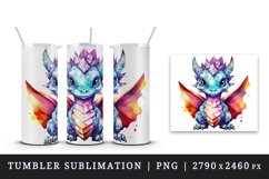 Watercolor cute cool glamour dragon fantasy animal superstar sunglasses sparkle 20 oz tumbler skinny mug wrap clipart sublimation printable design