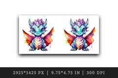 Watercolor cute cool glamour dragon fantasy animal superstar sunglasses sparkle print design wrap printable sublimation bundle for mug