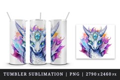 Watercolor cute cool glamour dragon fantasy animal superstar sunglasses sparkle print design wrap sublimation bundle for 20 oz tumbler