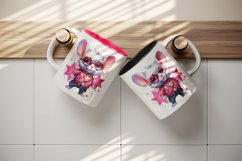Watercolor cute cool glamour mouse funny superstar animal sunglasses print 20 oz tumbler skinny mug wrap clipart t-shirt sublimation printable design