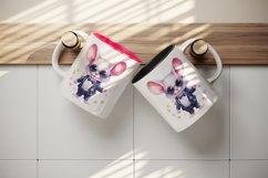 Watercolor cute cool glamour mouse funny superstar animal sunglasses print 20 oz tumbler skinny mug wrap clipart t-shirt sublimation printable design