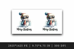 Watercolor cute cool snowman scarf sunglasses Merry Christmas quote print 20 oz tumbler skinny mug wrap clipart t-shirt sublimation printable design
