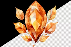 Watercolor cute fall autumn leaves sparkle shining diamonds 20oz tumbler skinny mug wrap clipart t-shirt sublimation printable design