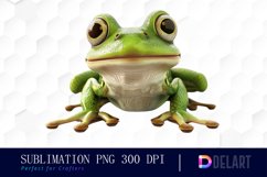 Cute Frog Illustration Clipart Product Image 1