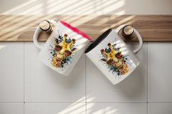 Cute Cool Giraffe Superstar mug, cup wrap sublimation design Product Image 3