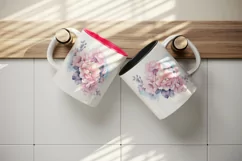 Watercolor cute glamour pink flowers floral sparkle shining diamonds 20oz tumbler skinny mug wrap clipart t-shirt sublimation printable design