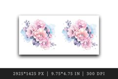 Watercolor cute glamour pink flowers floral sparkle shining diamonds 20oz tumbler skinny mug wrap clipart t-shirt sublimation printable design