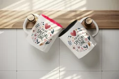 Watercolor cute heart For My Special One love Valentine Day quote print 20 oz tumbler skinny mug wrap clipart t-shirt sublimation printable design