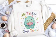 Watercolor Cute Monster Treats PNG Art Product Image 3