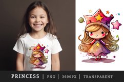 Watercolor princess t-shirt sublimation print designs bundle Product Image 3