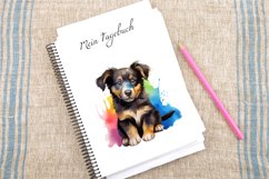Watercolor Cute Rainbow Dog Breed Clipart Bundle Product Image 4