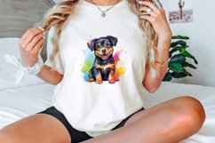 Watercolor Cute Rainbow Dog Breed Clipart Bundle Product Image 2