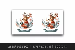 Watercolor cute reindeer cozy sweater hot cocoa word Christmas quote print 20 oz tumbler skinny mug wrap clipart t-shirt sublimation printable design