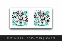 Watercolor cute reindeer deer Christmas New Year winter autumn animal print 20 oz tumbler skinny mug wrap clipart t-shirt sublimation printable design