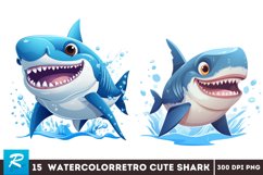 watercolor Cute Shark clipart Bundle,sea animals,under the sea,cute animals,baby animals,watercolor,watercolor animals,baby shark,baby whale,baby seal,watercolor pngs,png,transparent,baby animals,sea animals,ocean PNG,clipart bundle,watercolor dolphin,wha