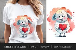 Animal &amp; heart t-shirt sublimation print designs bundle png Product Image 6