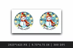 Watercolor cute snowman scarf hat lights Sparkle Shine Christmas quote print 20oz tumbler skinny mug wrap clipart t-shirt sublimation printable design