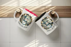 Watercolor cute snowman scarf hat lights Sparkle Shine Christmas quote print 20oz tumbler skinny mug wrap clipart t-shirt sublimation printable design