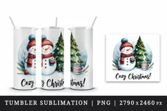 Watercolor cute snowman scarf hat tree hot cocoa Cozy Christmas quote print 20 oz tumbler skinny mug wrap clipart t-shirt sublimation printable design