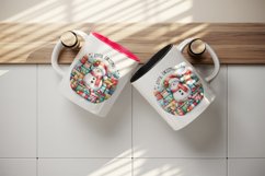 Watercolor cute snowman scarf hat wrapped gifts Joyful Christmas quote print 20oz tumbler skinny mug wrap clipart t-shirt sublimation printable design