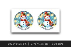 Watercolor cute snowman Sparkle and Shine quote Christmas New Year winter print tumbler skinny mug wrap clipart t-shirt sublimation printable design
