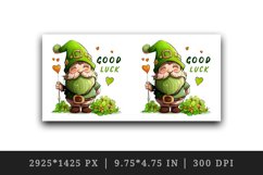 St Patricks Day Gnome mug, cup wrap sublimation design png Product Image 2
