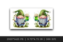 St Patricks Day Gnome mug, cup wrap sublimation design png Product Image 2