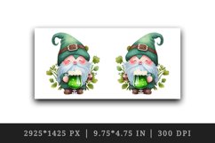 St Patricks Day Gnome mug, cup wrap sublimation design png Product Image 2