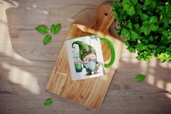 St Patricks Day Gnome mug, cup wrap sublimation design png Product Image 3