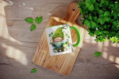 St Patricks Day Gnome mug, cup wrap sublimation design png Product Image 3