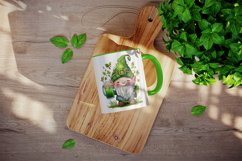 St Patricks Day Gnome mug, cup wrap sublimation design png Product Image 3
