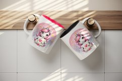 Watercolor cute unicorn sparkle hearts I Love You quote Valentine Day print 20 oz tumbler skinny mug wrap clipart t-shirt sublimation printable design
