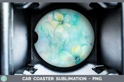 GorgeousWatercolor Car Coaster design.